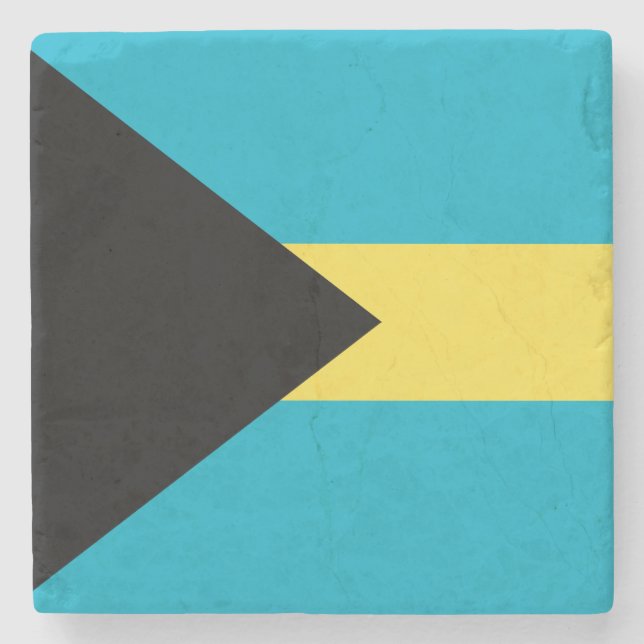 Dessous-de-verre En Pierre Drapeau des Bahamas (Devant)