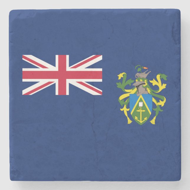 Dessous-de-verre En Pierre Drapeau des îles Pitcairn (Devant)