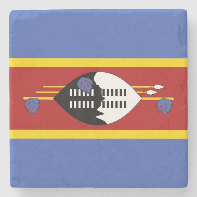 Dessous-de-verre En Pierre Drapeau d'Eswatini (Devant)