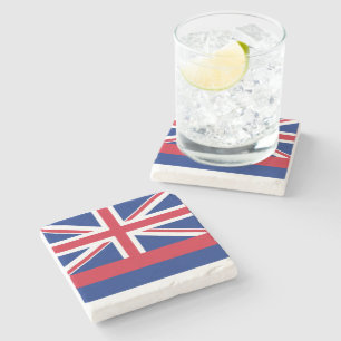 Dessous-de-verre En Pierre Drapeau d'état d'Hawaï