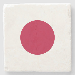 Dessous-de-verre En Pierre Drapeau du Japon