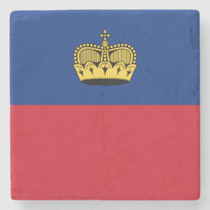 Dessous-de-verre En Pierre Drapeau du Liechtenstein