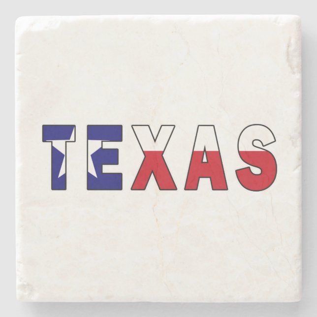 Dessous-de-verre En Pierre Drapeau du Texas (Devant)