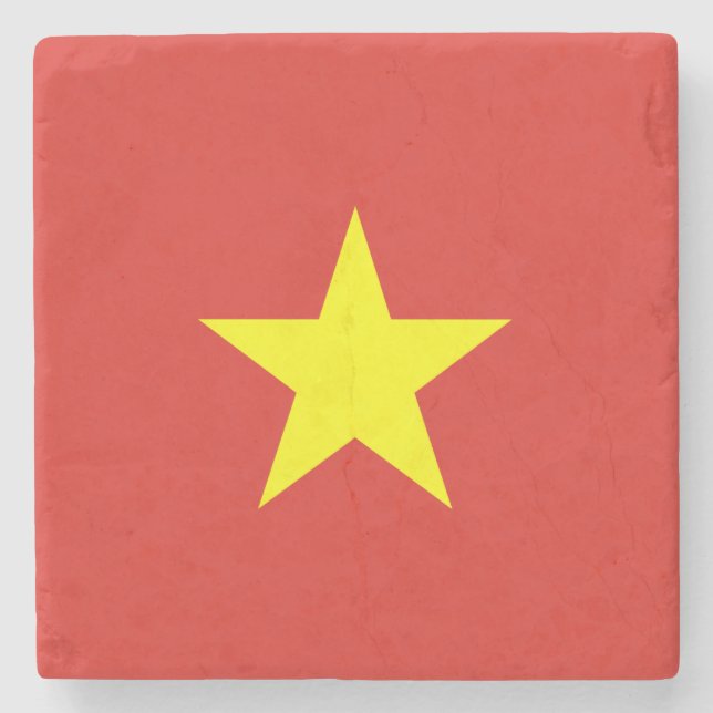 Dessous-de-verre En Pierre Drapeau du Vietnam (Devant)