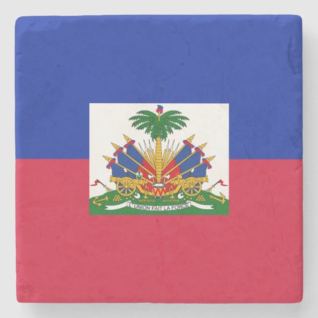 Dessous-de-verre En Pierre Drapeau Haïti (Devant)