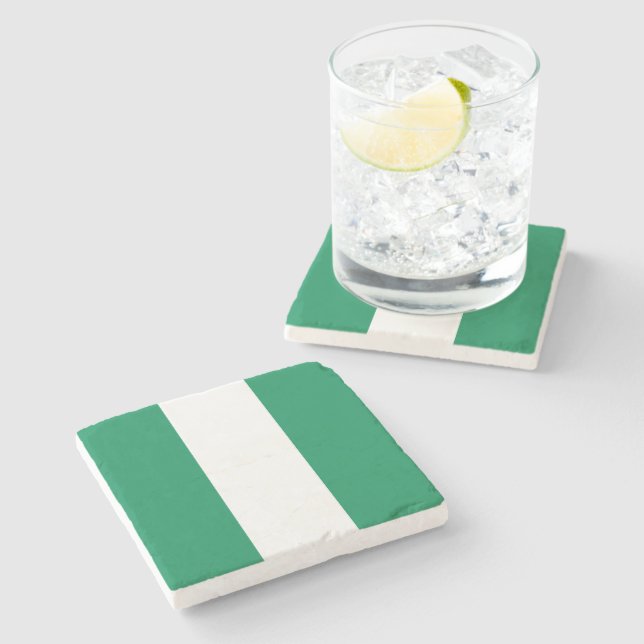 Dessous-de-verre En Pierre Drapeau nigérian (Côté)