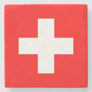 Dessous-de-verre En Pierre Drapeau suisse (Suisse)