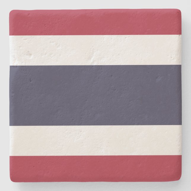 Dessous-de-verre En Pierre Drapeau thaïlandais (Thaïlande) (Devant)