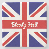 Drapeau Union Jack avec citation amusante