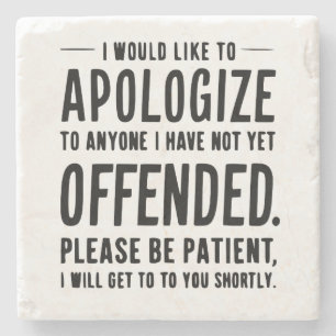 Dessous-de-verre En Pierre drôle de dessous de verre sarcastique