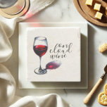 Dessous-de-verre En Pierre Drôle Sur Le Dessous de verre Vin Nuageux<br><div class="desc">Dessous de verre de fête du vin amusant avec un verre d'aquarelle de vin rouge avec les mots "Sur le vin nuageux" dans une typographie manuscrite moderne. Idées élégantes pour votre soirée de dégustation de vin amusante que vos invités aimeront. Idéal pour les amateurs de vin idées de panier cadeau,...</div>