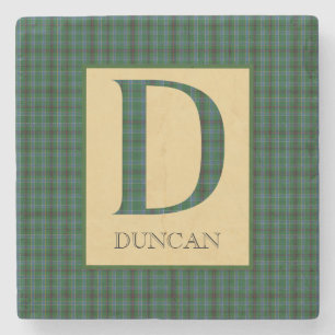 Dessous-de-verre En Pierre Duncan Tartan Monogramme D
