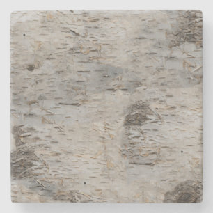 Dessous-de-verre En Pierre Écorce de bouleau