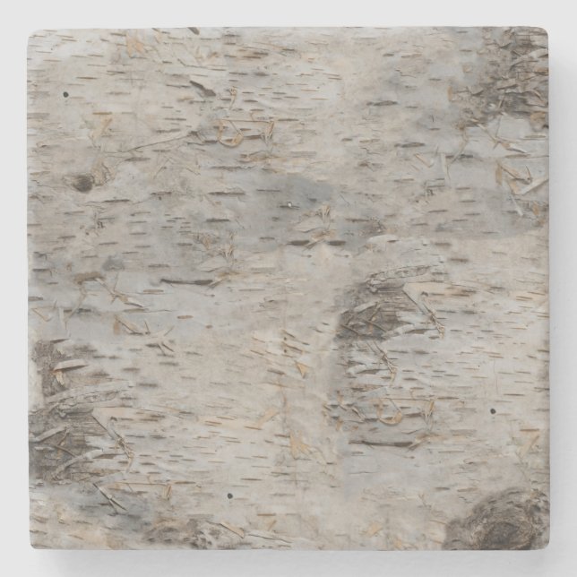 Dessous-de-verre En Pierre Écorce de bouleau (Devant)