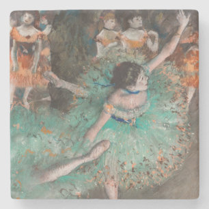 Dessous-de-verre En Pierre Edgar Degas - Danseuse basculant / Danseuse verte