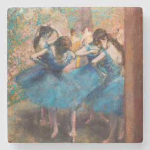 Dessous-de-verre En Pierre Edgar Degas - Danseuses en bleu