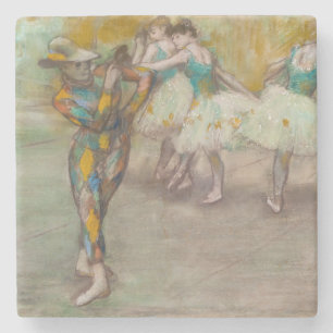 Dessous-de-verre En Pierre Edgar Degas - Harlequin Dance