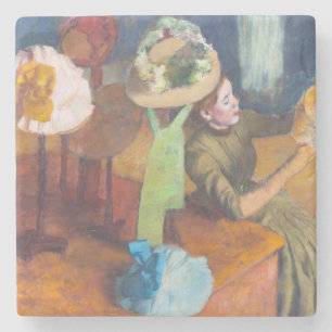 Dessous-de-verre En Pierre Edgar Degas - La boutique de chapeaux