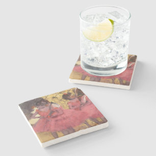 Dessous-de-verre En Pierre Edgar Degas Le Dessous de verre Des Danseurs Roses