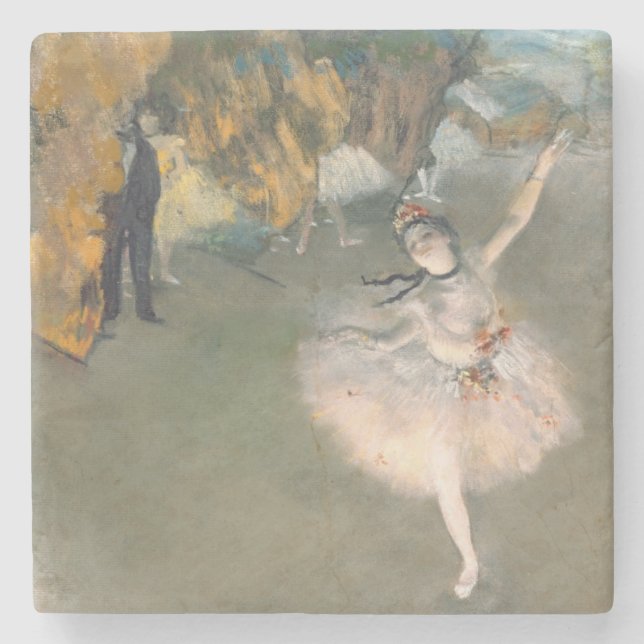 Dessous-de-verre En Pierre Edgar Degas | L'étoile ou la danseuse sur scène (Devant)