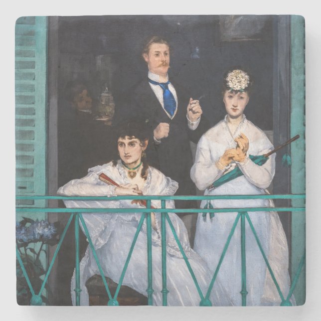 Dessous-de-verre En Pierre Edouard Manet - Balcon / Le Balcon (Devant)