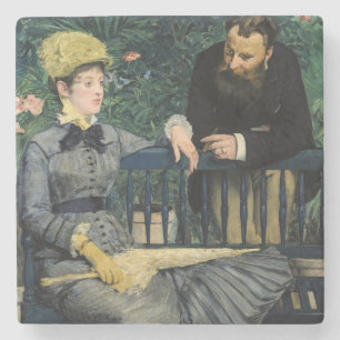 Dessous-de-verre En Pierre Edouard Manet - Dans la serre