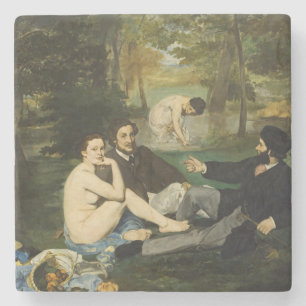 Dessous-de-verre En Pierre Edouard Manet - Déjeuner Sur L'Herbe