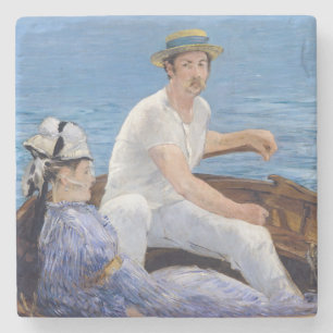 Dessous-de-verre En Pierre Edouard Manet - En bateau