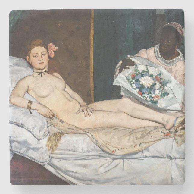 Dessous-de-verre En Pierre Edouard Manet - Olympia (Devant)