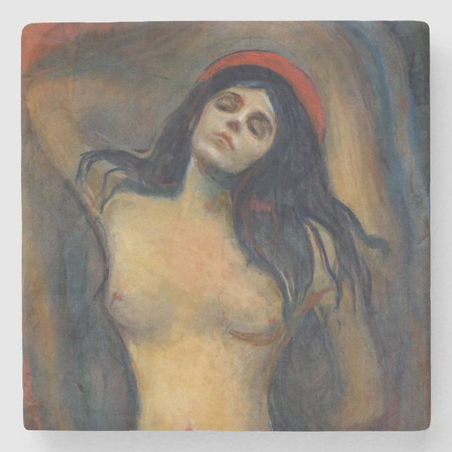 Dessous-de-verre En Pierre Edvard Munch - Madonna (Devant)