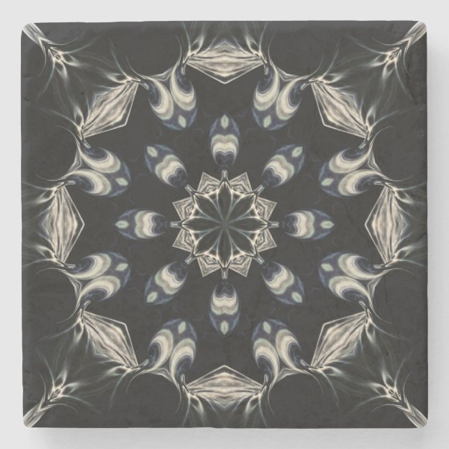 Dessous-de-verre En Pierre Elégant Mandala (Devant)