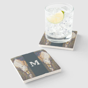 Dessous-de-verre En Pierre Élégant Monogram Horse