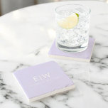 Dessous-de-verre En Pierre Élégant professionnel simple Monogramme minimalist<br><div class="desc">Découvrez notre Elegant Professional Simple Monogram Minimalist Collection : Elevez votre style avec une sophistication intemporelle et une élégance sobre. Réalisée avec une attention minutieuse aux détails, cette collection présente des designs minimalistes ornés de votre monogramme personnalisé. Chaque pièce respire le professionnalisme et le raffinement, parfait pour faire une impression...</div>