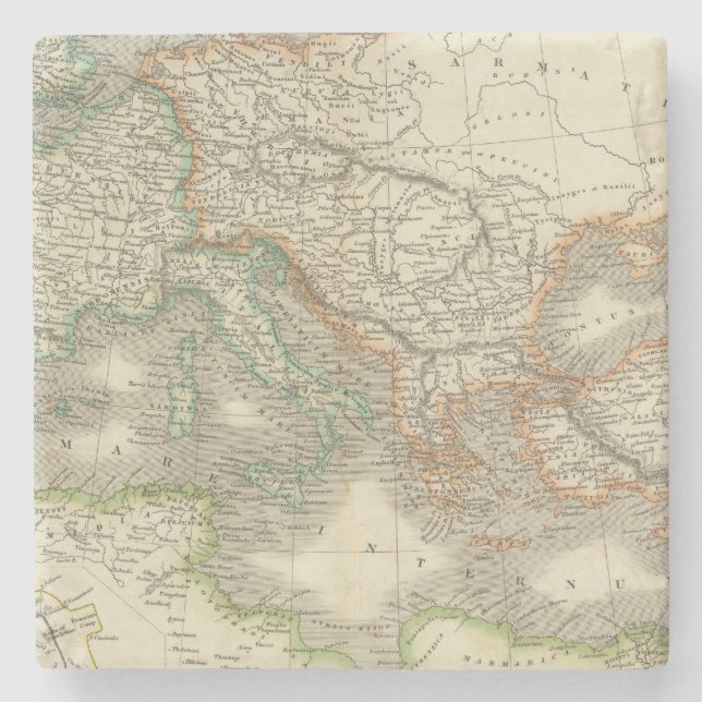 Dessous-de-verre En Pierre Empire romain antique (Devant)