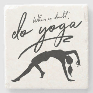 Dessous-de-verre En Pierre En Doute, Faites Du Yoga