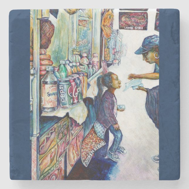 Dessous-de-verre En Pierre En fin de compte produit de l'espoir (Devant)