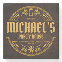 Enseigne de pub vintage personnalisée sur dessous