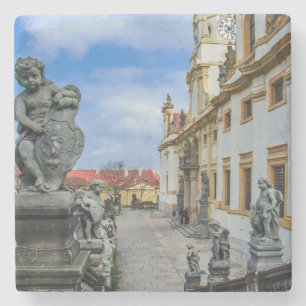 Dessous-de-verre En Pierre Escaliers avec anges en pierre à Loreto Prague