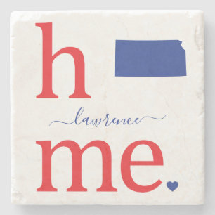 Dessous-de-verre En Pierre Etat du Dessous de verre de pierre du Kansas