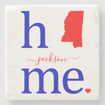 État du Dessous de verre de pierre du Mississippi