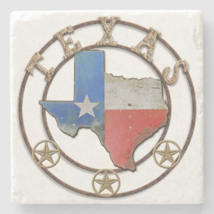 Dessous-de-verre En Pierre État du Texas Fer forgé