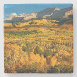 Dessous-de-verre En Pierre États-Unis, Colorado, forêt nationale de Gunnison