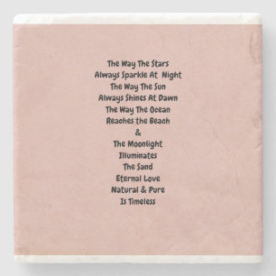 Dessous-de-verre En Pierre Éternel