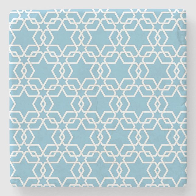 Dessous-de-verre En Pierre Étoile de David (Devant)