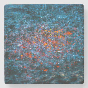 Dessous-de-verre En Pierre Étude En Aquarelle - Orange