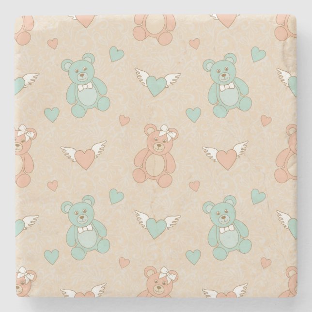 Dessous-de-verre En Pierre Étudiants mariages (Devant)