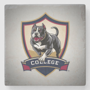 Dessous-de-verre En Pierre Exécution du logo PitBull College