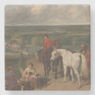 Dessous-de-verre En Pierre Exercice des chevaux royaux (art équin)