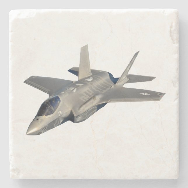Dessous-de-verre En Pierre F-35 Lightning II Panther Jet Fighter (Devant)