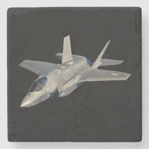 Dessous-de-verre En Pierre F-35 Lightning II Panther Jet Fighter